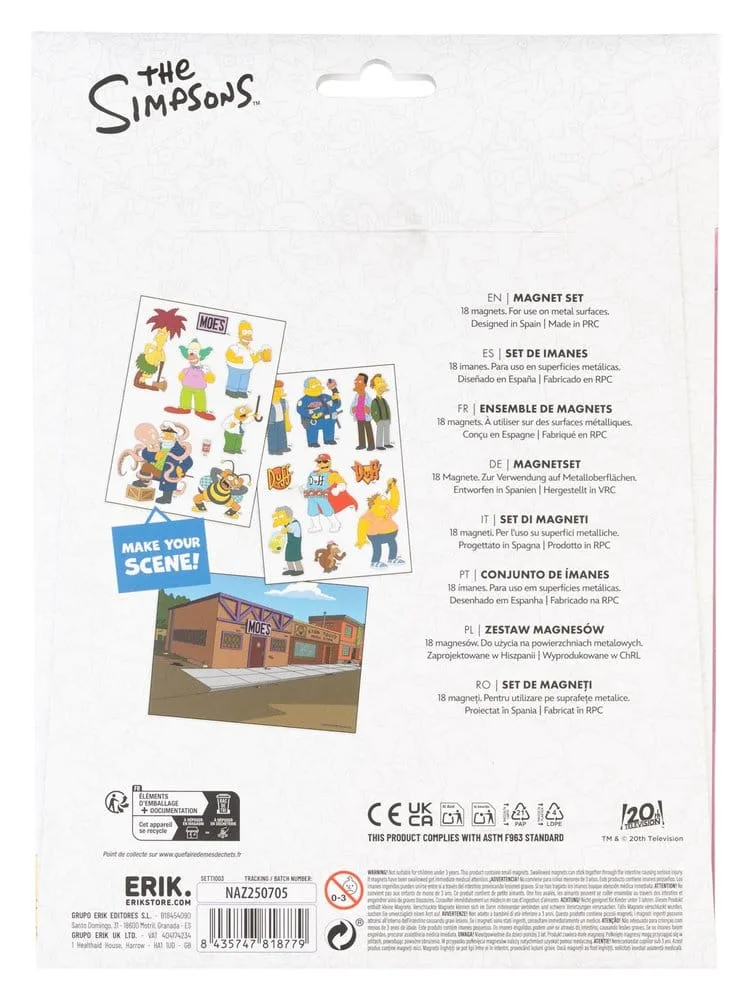 The Simpsons Magnet Set – Springfield Citizens 2