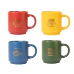 Harry Potter Mug Set – Four Ceramic Mugs with Stand 300 ml 3