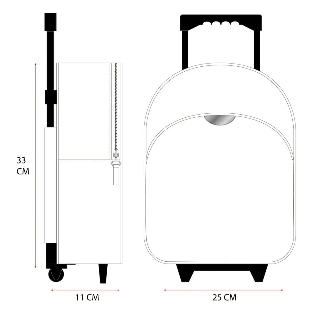 Hello Kitty Trolley Backpack – Follow the Rainbow 33 cm 5