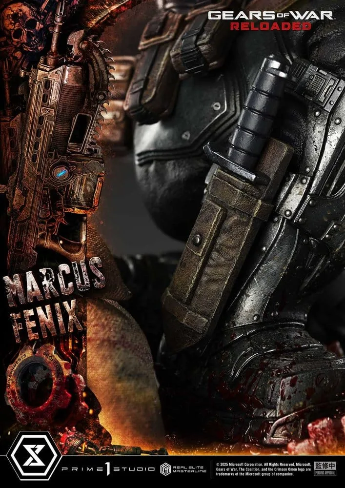 Gears of War Statue – Marcus Fenix Ultimate 97 cm 11