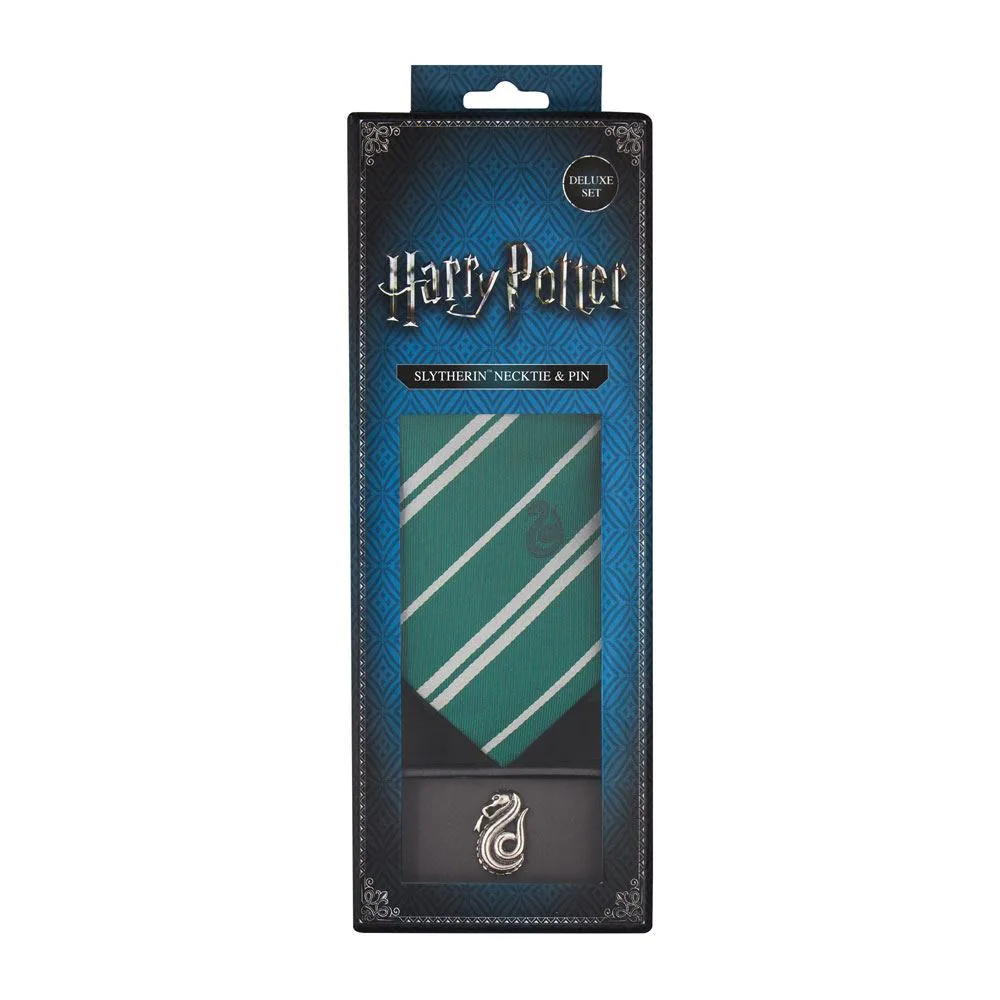 Harry Potter Tie and Metal Pin Set – Deluxe Box 6