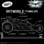 Batman Vehicle – Super Cyborg Batmobile Tumbler Full Color 33 cm 12