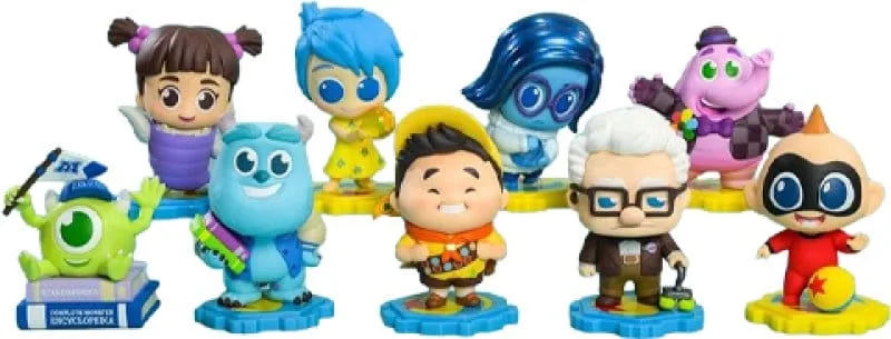 Pixar Mini Figures – Cosbi Blind Box Display 8-Pack 7–8.5 cm 1