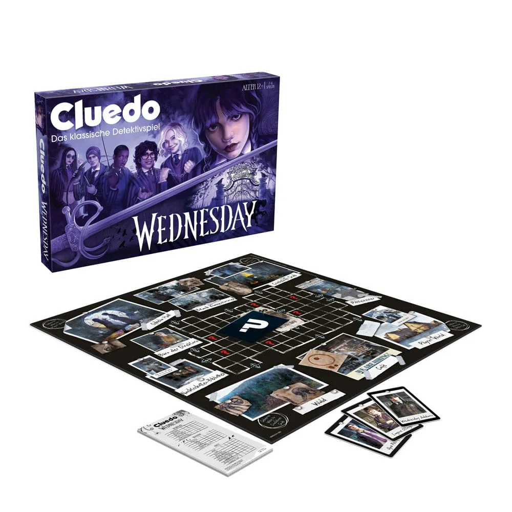 Wednesday Board Game – Clue German Edition 7