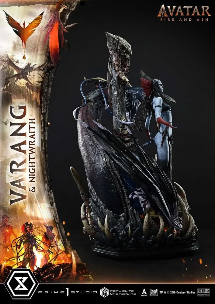 Avatar: Fire and Ash beeld – Varang & Nightwraith 96 cm 5