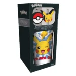 Pokémon Glass Tumbler – Pikachu with Metal Straw 485 ml 2