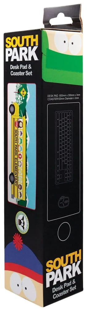 South Park Desk Pad and Coaster Set – Elementary School Bus 2