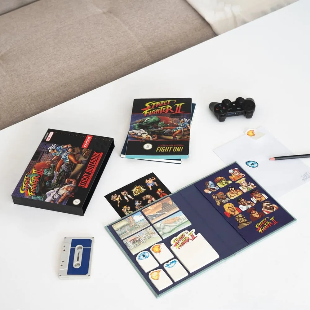 Street Fighter Notebook – Cartridge Cover and Sticky Notes A5 4