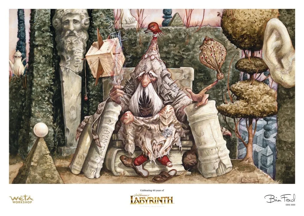 Labyrinth Art Print – Limited Edition Wiseman 30 x 42 cm