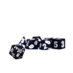 FanRoll Silicone Dice Set – Sharp Edge Gold Scatter 16 mm 5