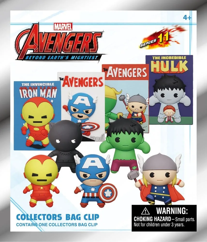 Marvel Bag Clips – Avengers 60th Comic Covers 24 Blind Bags 2