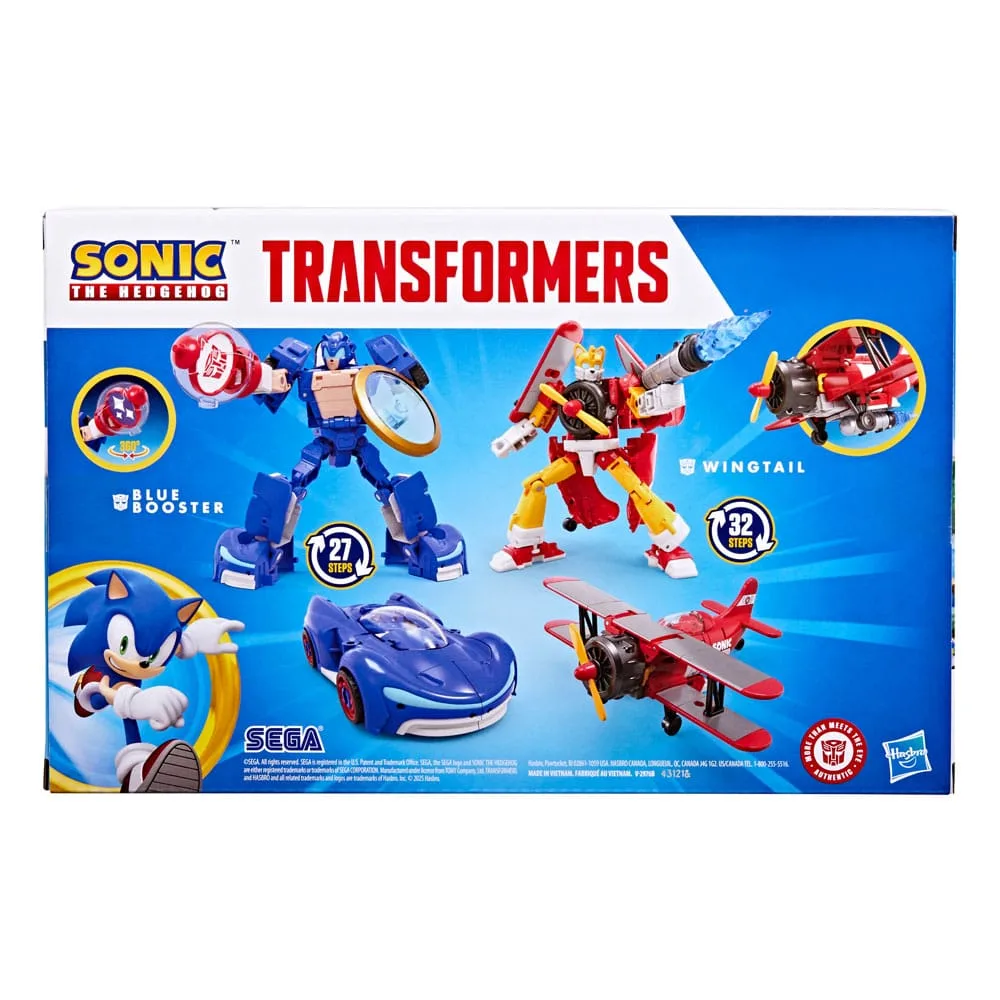 Sonic x Transformers Figures – Wingtail and Blue Booster 12.7 cm 2