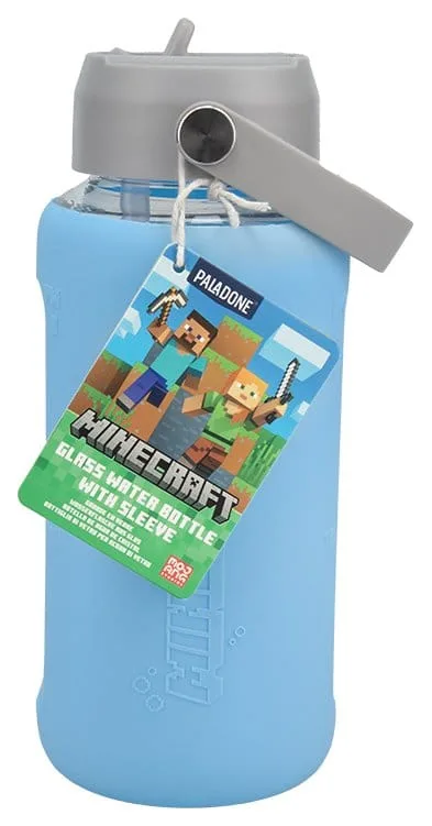Minecraft Glass Water Bottle – Game Graphic Sleeve 3
