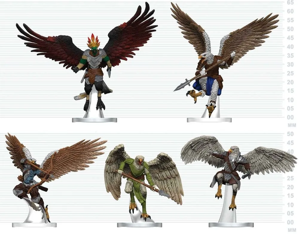 Dungeons & Dragons Miniature Set – Aarakocra Flock 1