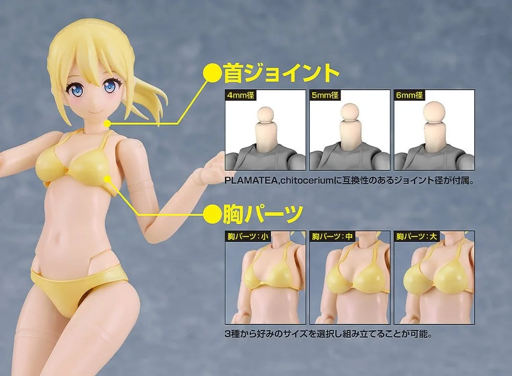 PLAMATEA Model Kit – Muse Body Ichika Bikini B Type 14.5 cm 6
