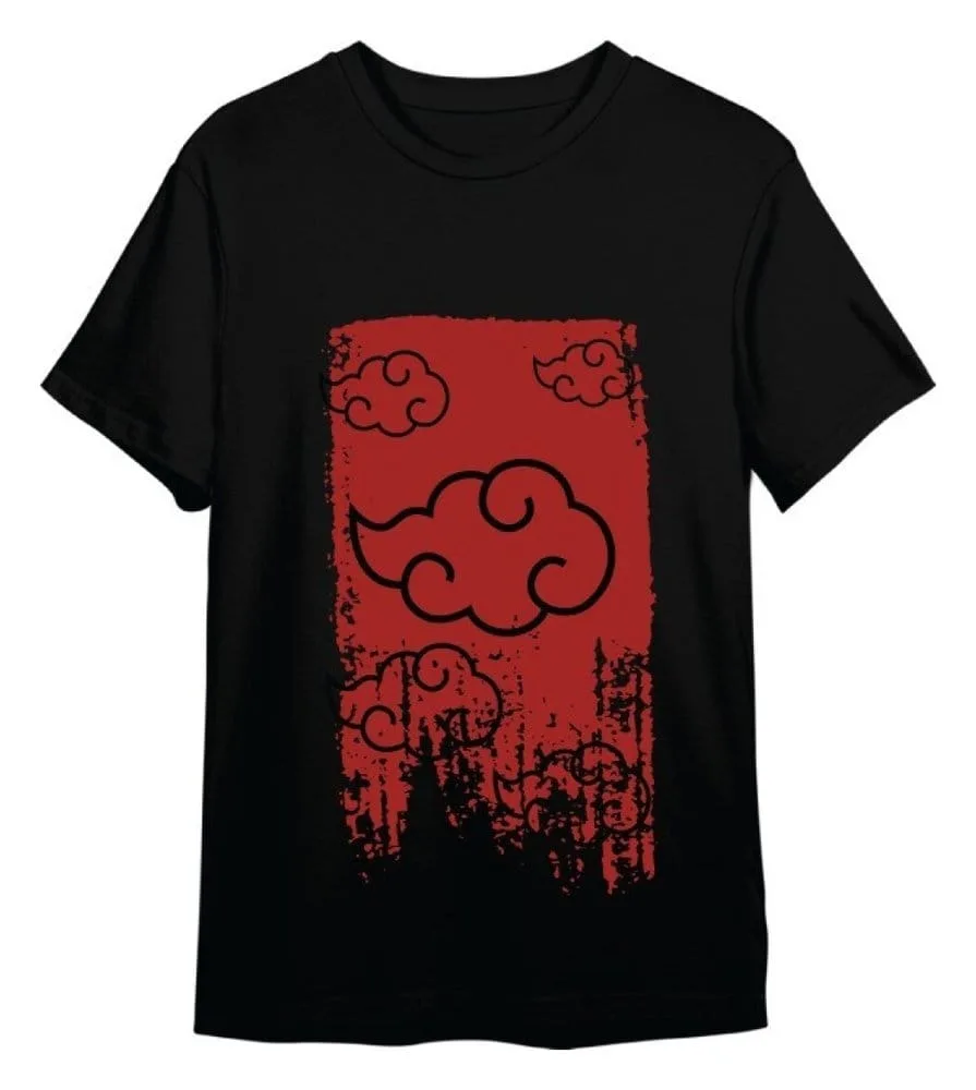 Naruto Shippuden T-Shirt – Akatsuki Black Size L