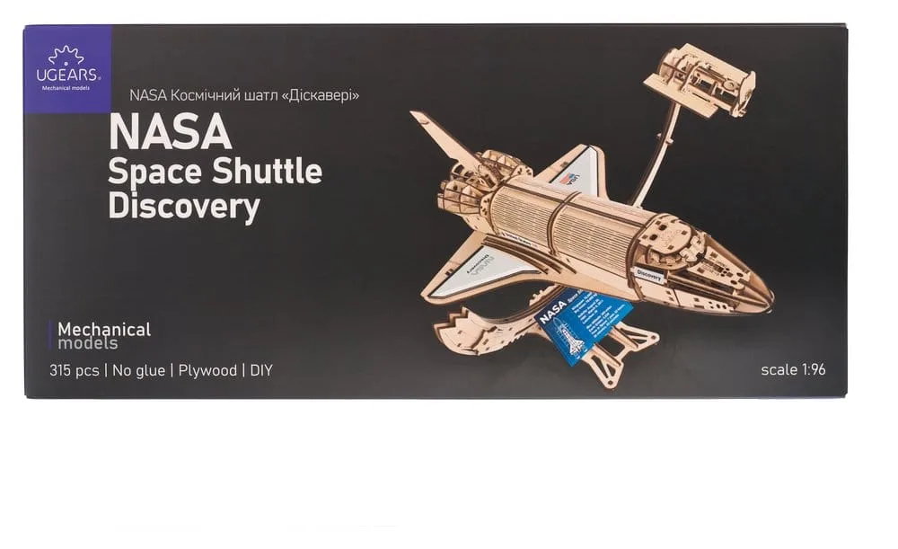 NASA Wooden Model Kit – Space Shuttle Discovery 24