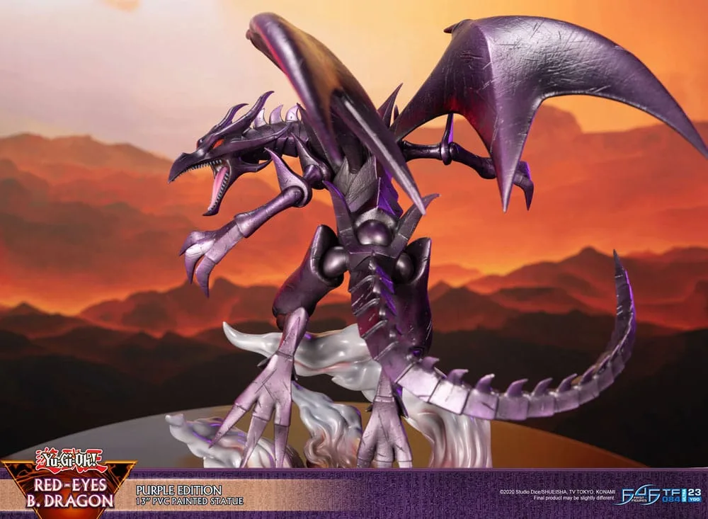 Yu-Gi-Oh Statue – Red-Eyes B. Dragon Purple 33 cm 28