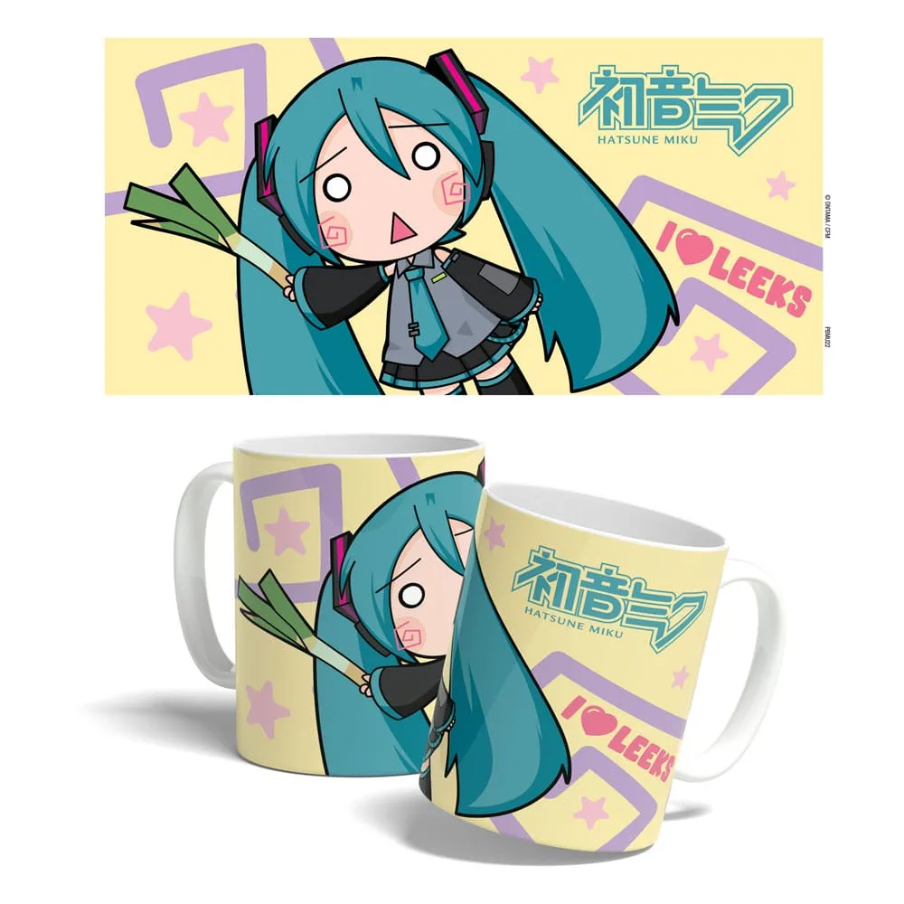 Hatsune Miku Mug – Chibi Leek Girl 325 ml