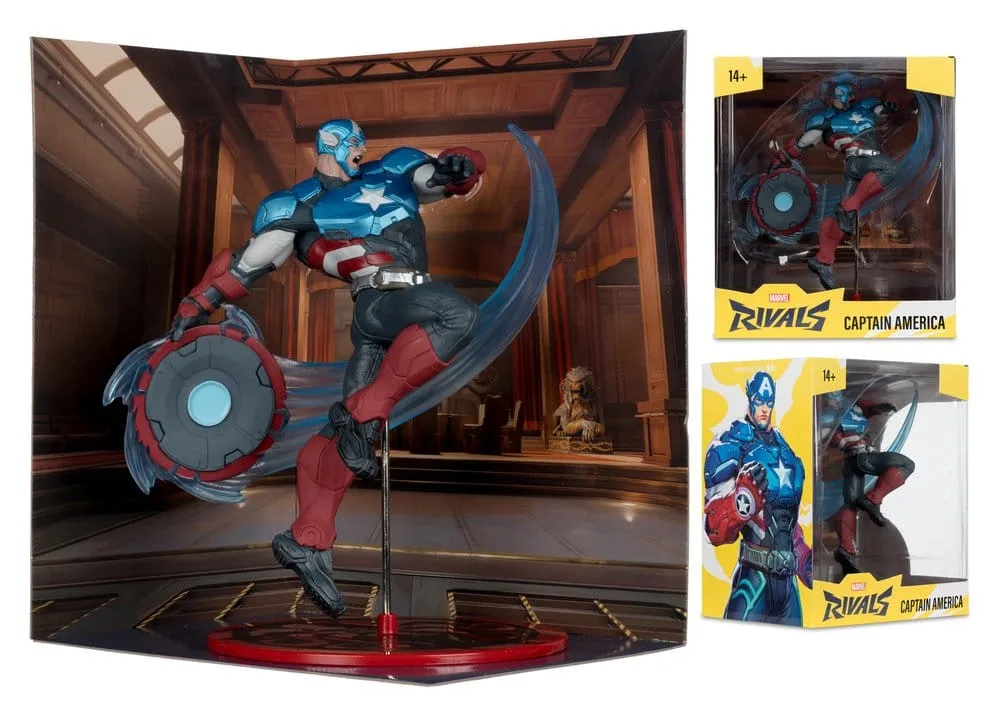 Marvel Rivals Action Figure – Captain America 20 cm 5