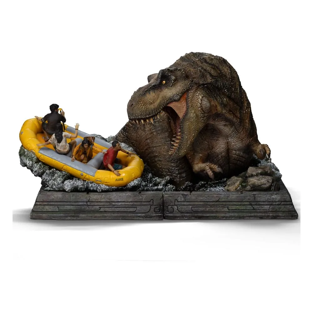 Jurassic World Rebirth Statue – T-Rex River Attack 22 cm