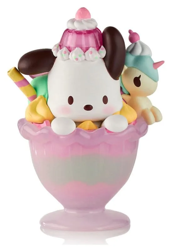 Hello Kitty Figure – Pochacco Pink Unicorn Sundae 9 cm 1