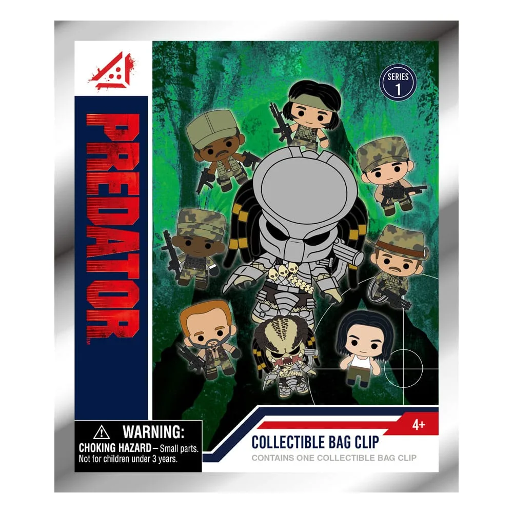 Predators 3D Foam Bag Clips – Series 1 Display of 24 2