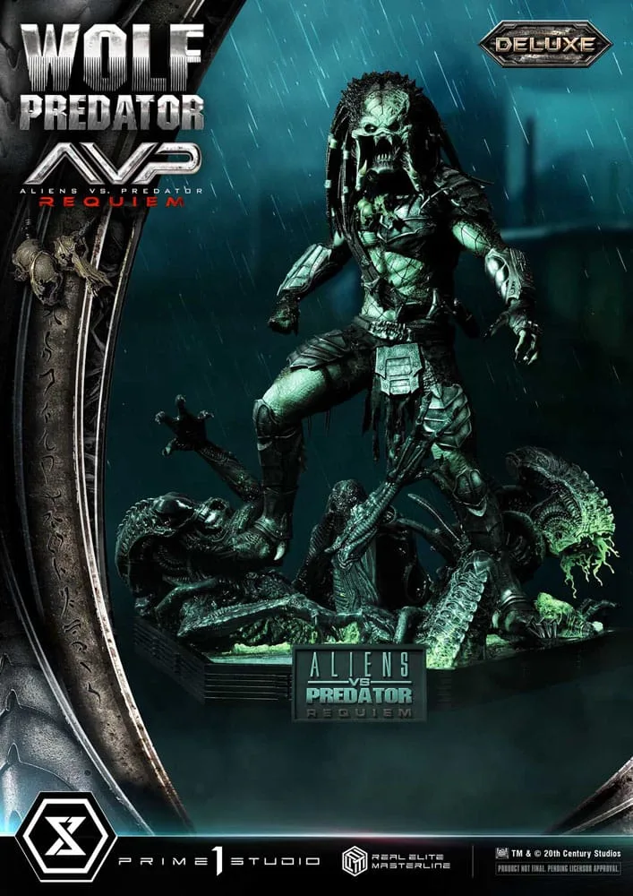 Alien vs. Predator Beeld – Wolf Deluxe Bonus Version 95 cm 20