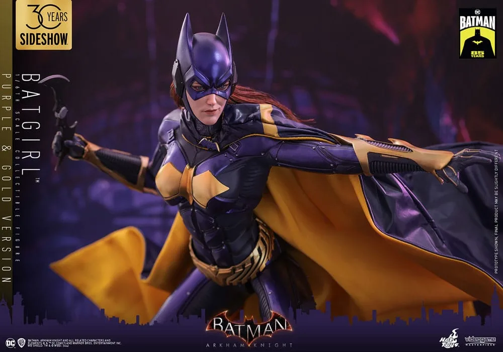 Batman Arkham Knight Action Figure – Batgirl Purple and Gold 30 cm 2