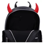 AC/DC Backpack – Red Logo and Devil Horns 4