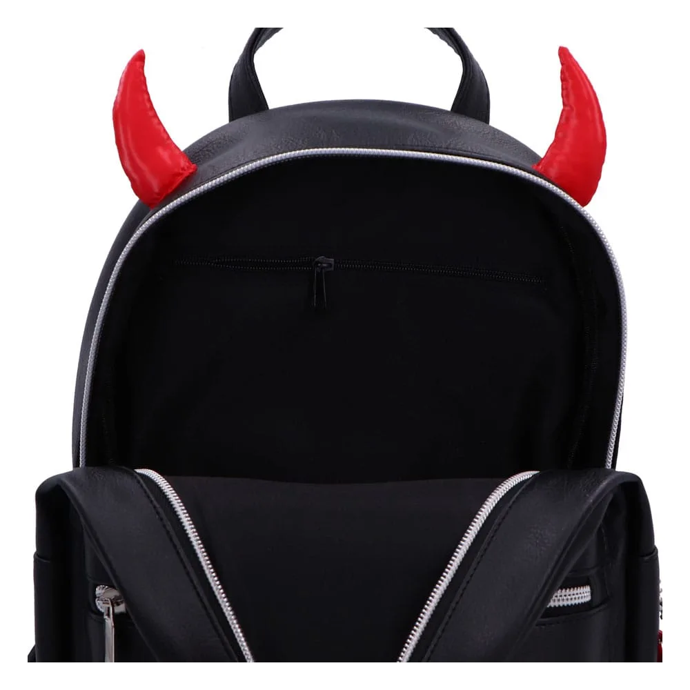 AC/DC Backpack – Red Logo and Devil Horns 4