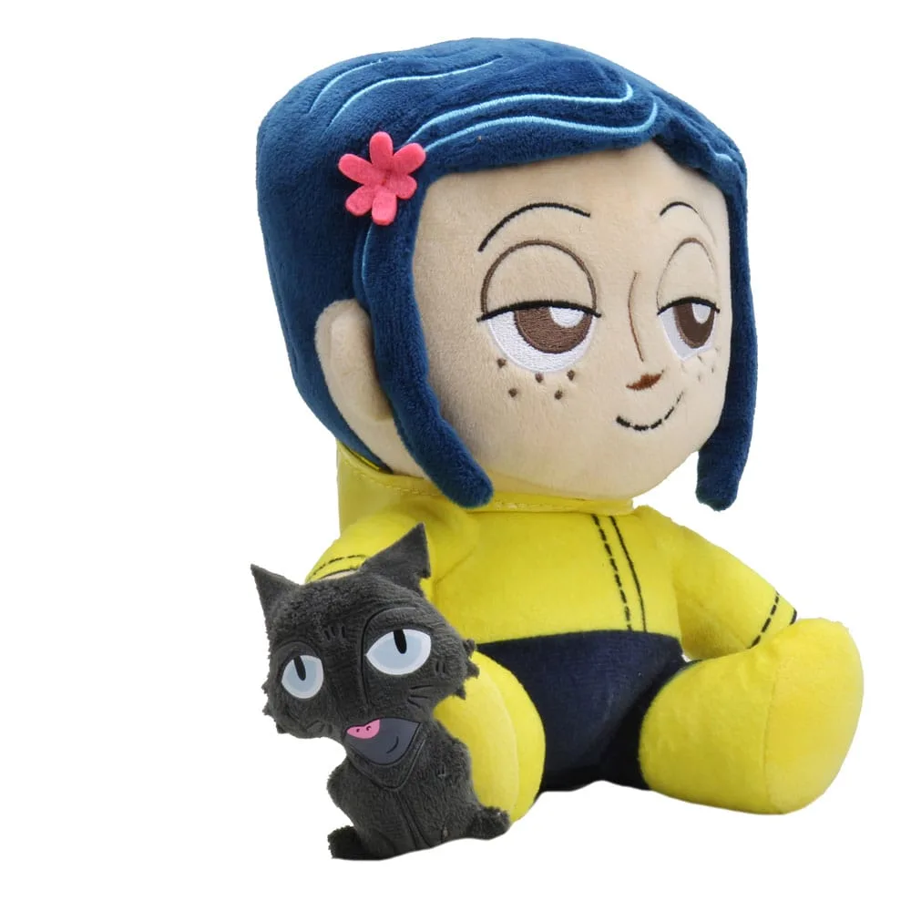 Coraline Plush Figure – Phunny with Cat Companion 20 cm 2