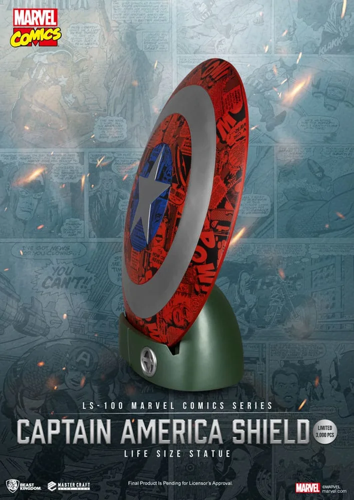 Marvel Statue – Captain America Shield Life Size 64 cm 3