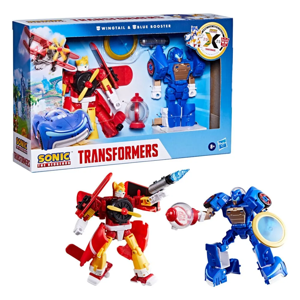 Sonic x Transformers Figures – Wingtail and Blue Booster 12.7 cm 3