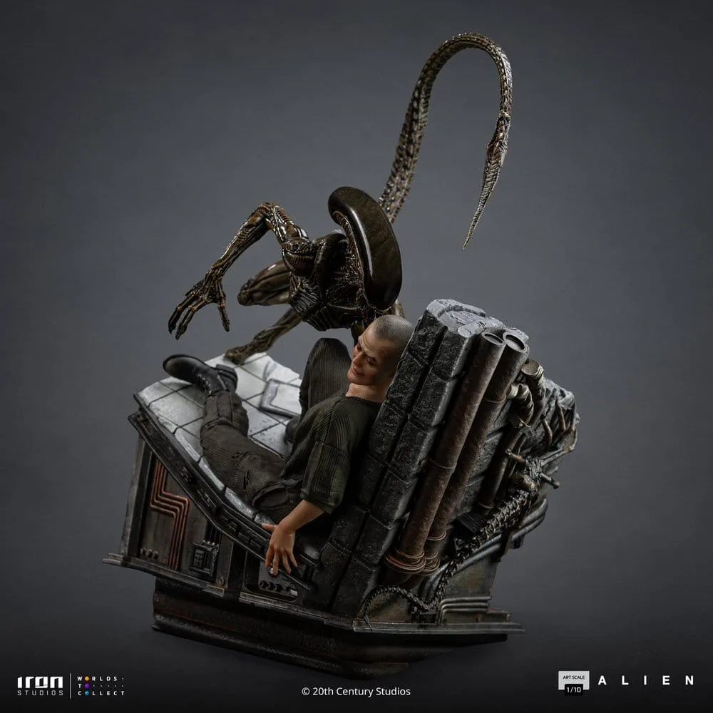 Alien 3 Statue – Ellen Ripley and Dog Alien 23 cm 9