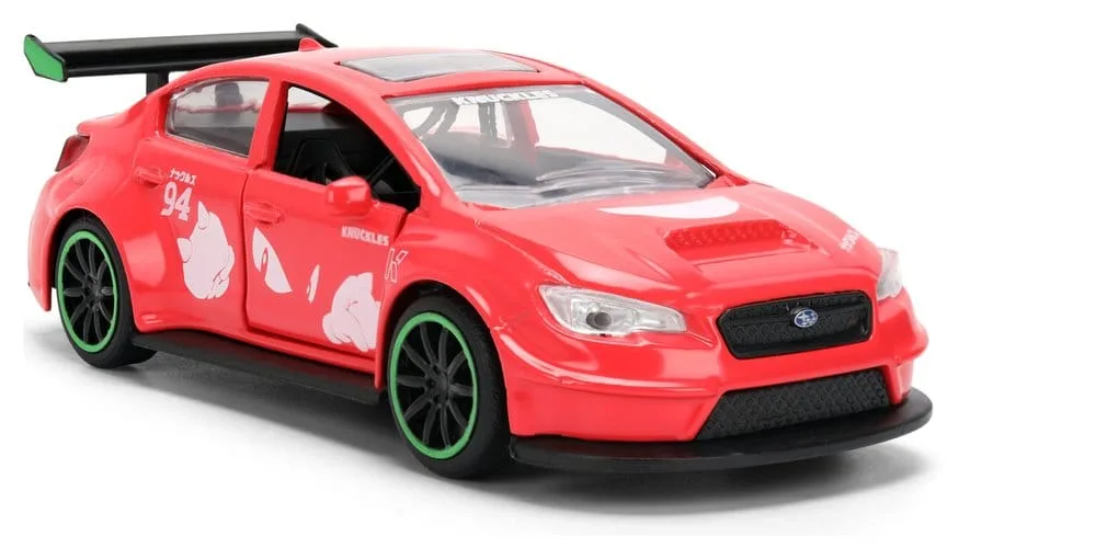 Sonic Diecast Cars – Knuckles 2016 Subaru WRX STI 1/32 6-Pack 9