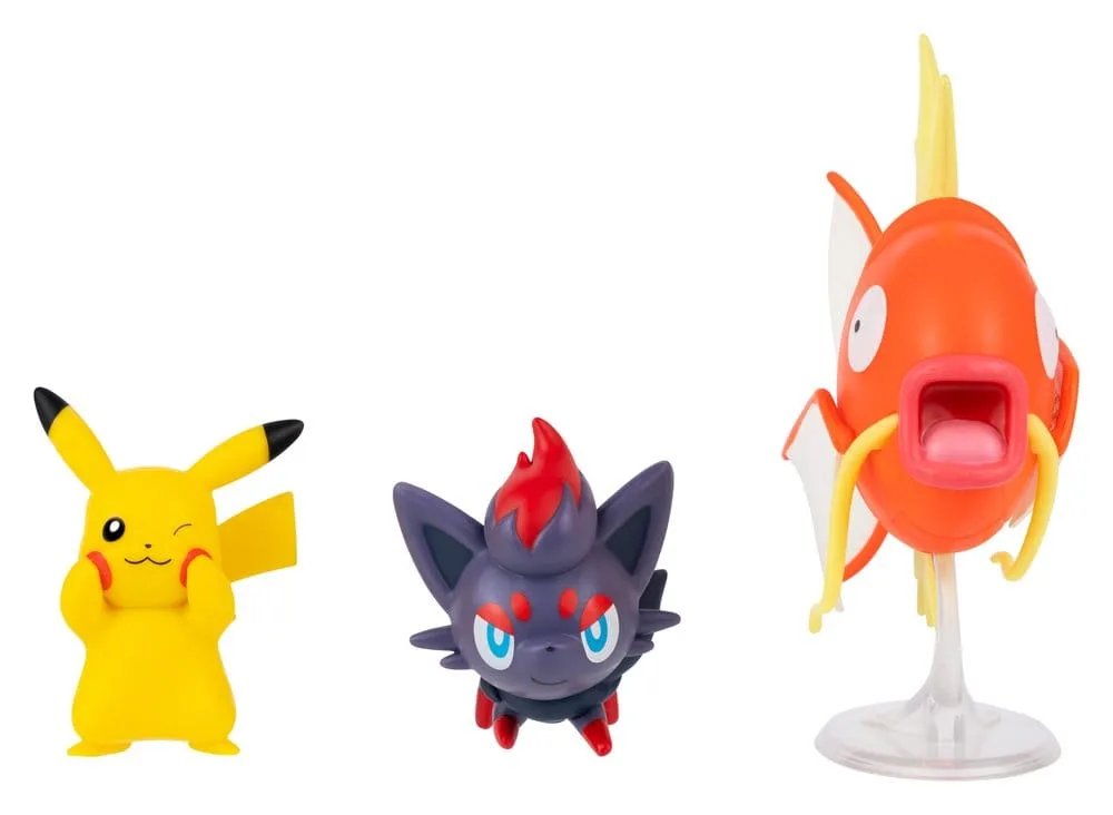 Pokémon Actionfiguren – Version 25 Set mit vier 3er-Packs 7