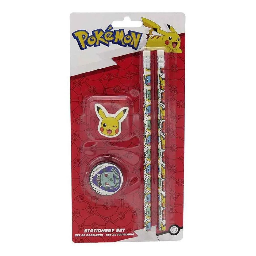 Pokémon Stationery Set – 4 Pieces