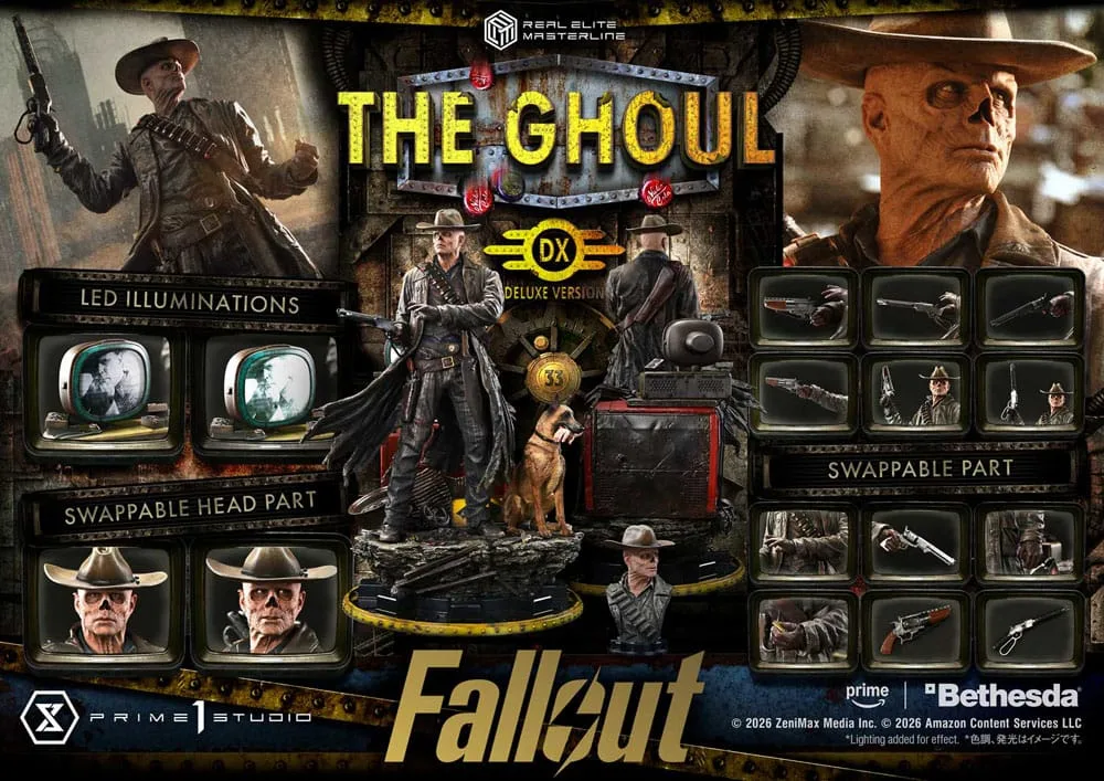 Fallout TV Series Statue – The Ghoul Deluxe 1/4 Scale 64 cm 11