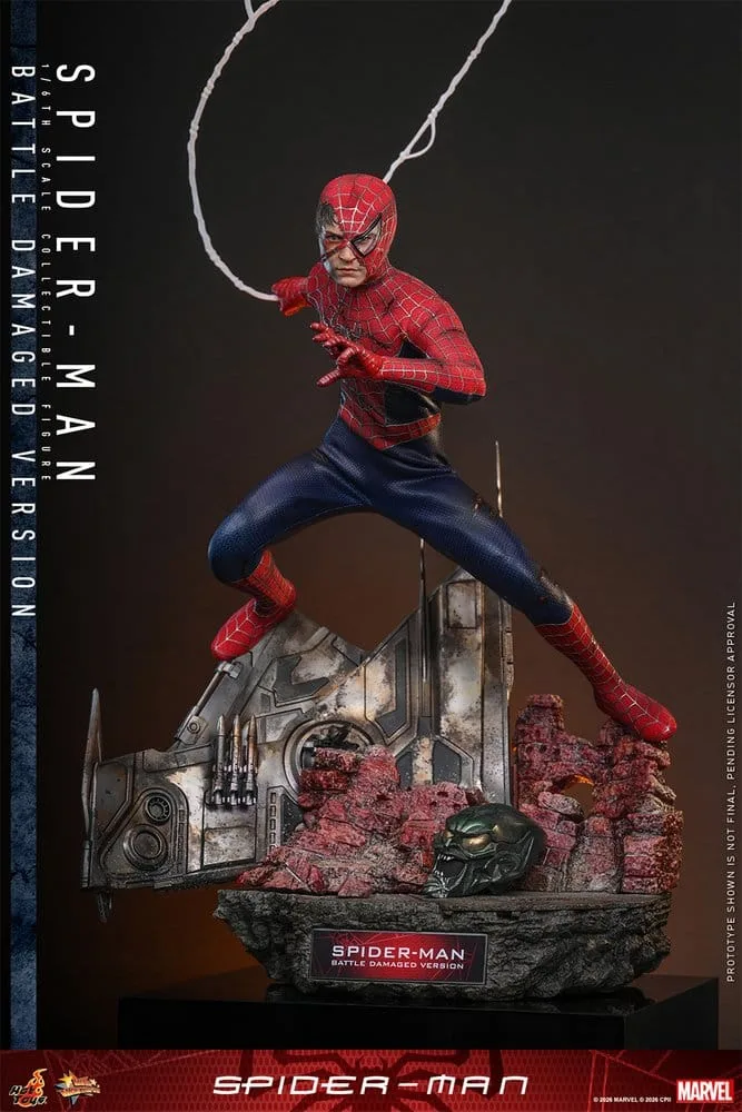 Spider-Man Action Figure – Battle Damaged 1/6 Scale 30 cm 6