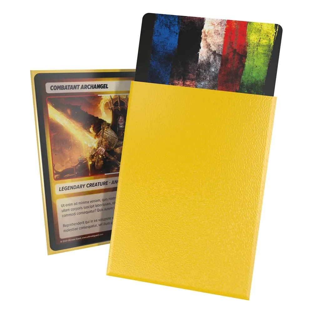 Ultimate Guard Card Sleeves – Cortex Matte Yellow 66 x 91 mm 2