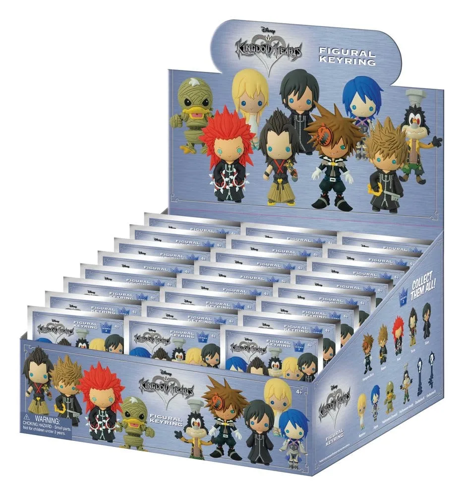 Kingdom Hearts Bag Clips – Series 3 Display of 24