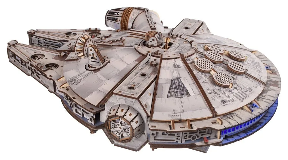Star Wars Wooden Model Kit – Millennium Falcon 1/75 Scale 22