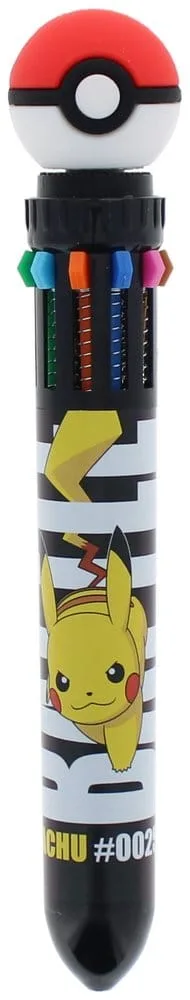 Pokémon Multicolour Pen – 10-in-1 Spinny Pokéball 2
