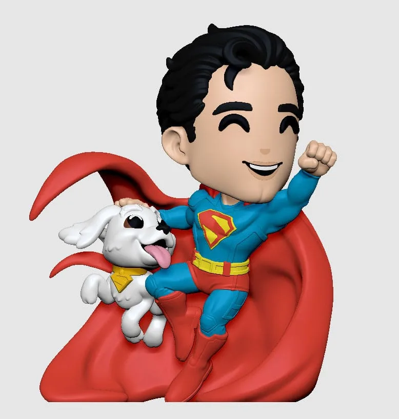Superman 2025 Vinyl Figure – With Krypto 13 cm