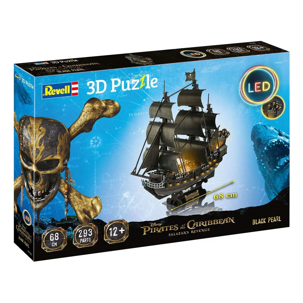 Pirates of the Caribbean 3D Puzzle – Black Pearl LED 68 cm 3