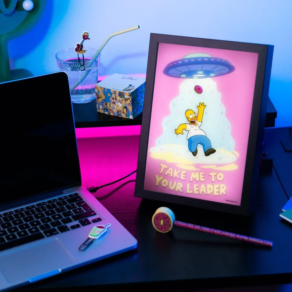 The Simpsons Framed LED Poster – Changing Design 20 x 28 cm 4
