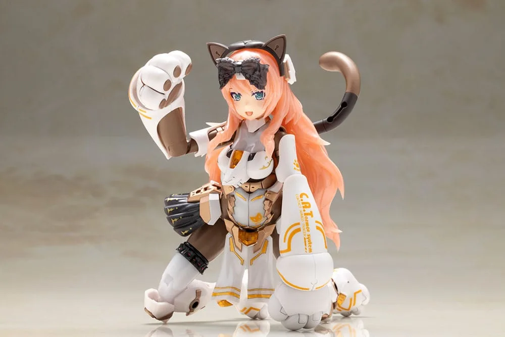 Frame Arms Girl Model Kit – Durga I Cat Armor Calico 16 cm 4