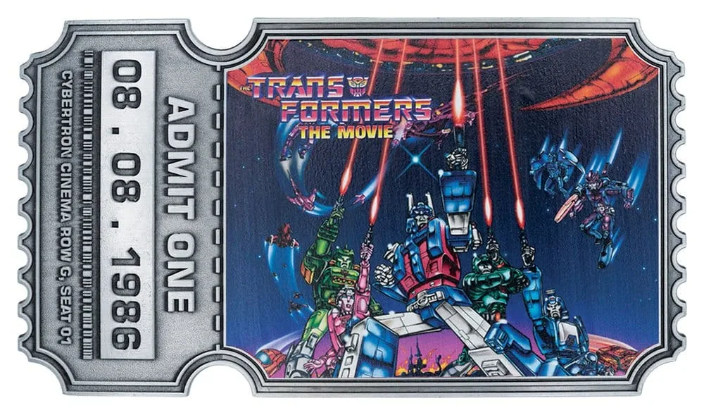 Transformers Ticket Replica – Movie 40th Anniversary 9 x 16 cm