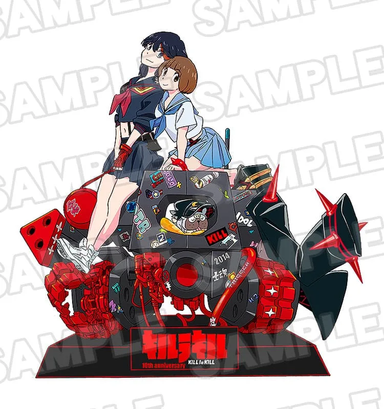 Kill la Kill PVC Statue – Ryuko Matoi and Mako Mankanshoku 27 cm 7